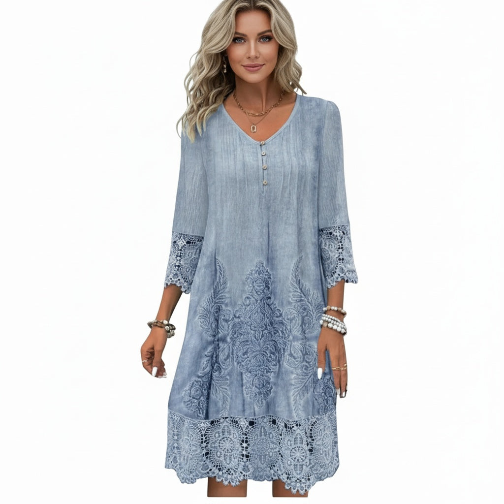 OSiB™ | Desi Flattering Lace Dress