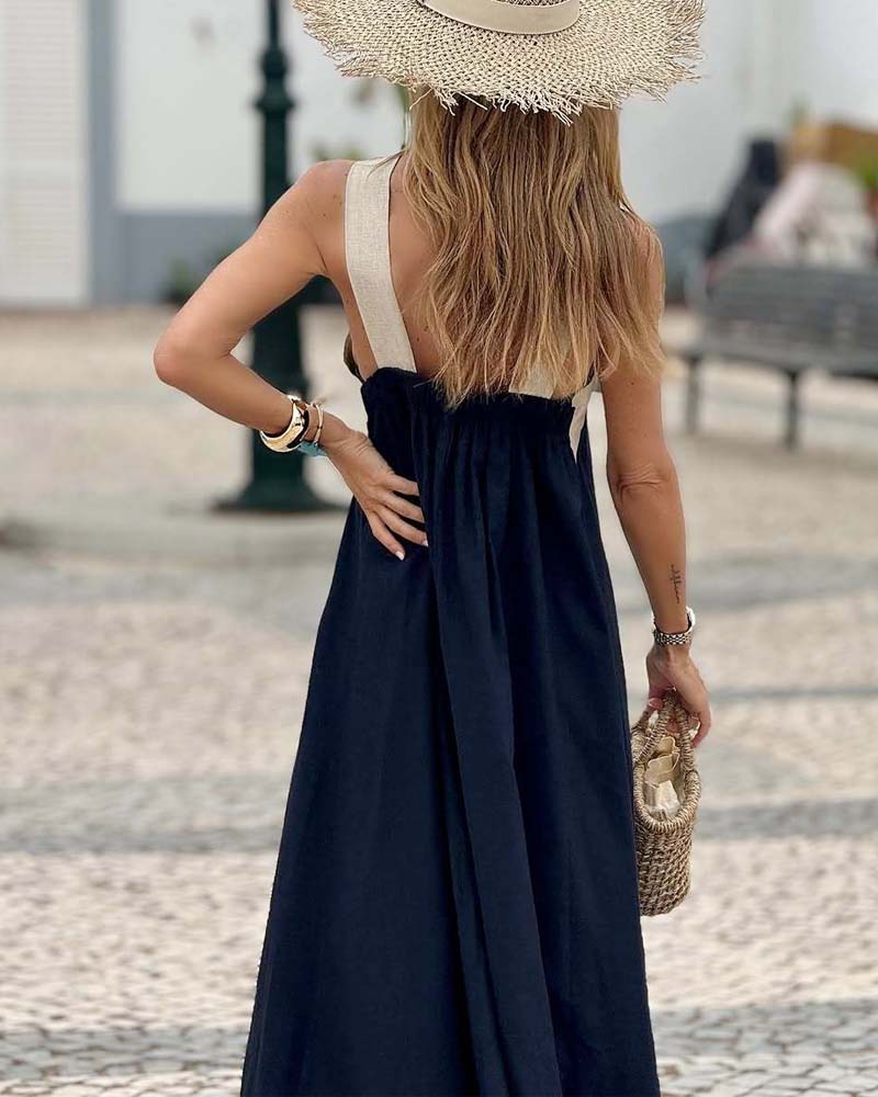OSiB™ | Sienna-Elegant Open-Back Dress