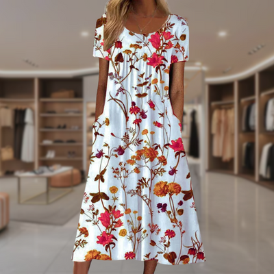 OSiB™ |Amara-Elegant Floral Dress