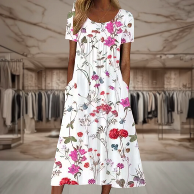OSiB™ |Amara-Elegant Floral Dress
