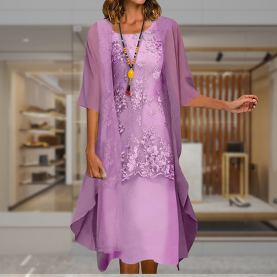 OSiB™ | Melissa-Elegant Floral Dress