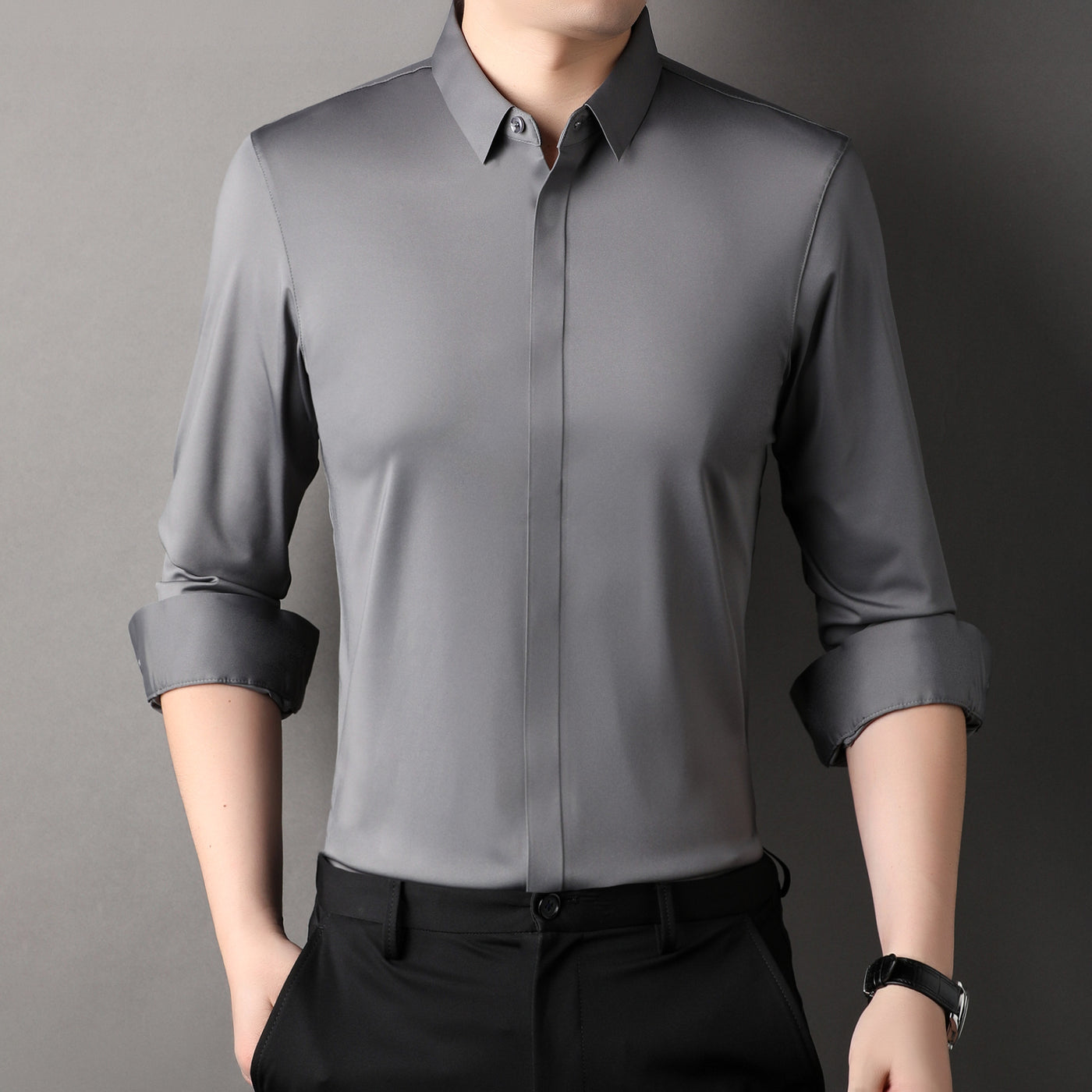 OSiB ™ | Mitchel-Wrinkle-free stretch shirt for men (NOW! 1 + 1 for free !)