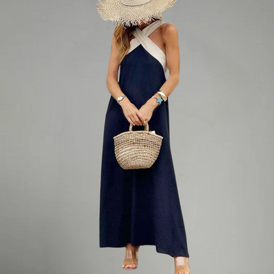 OSiB™ | Sienna-Elegant Open-Back Dress