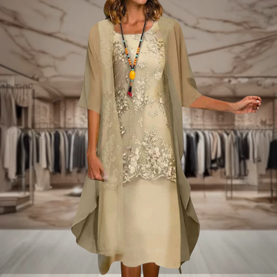 OSiB™ | Melissa-Elegant Floral Dress