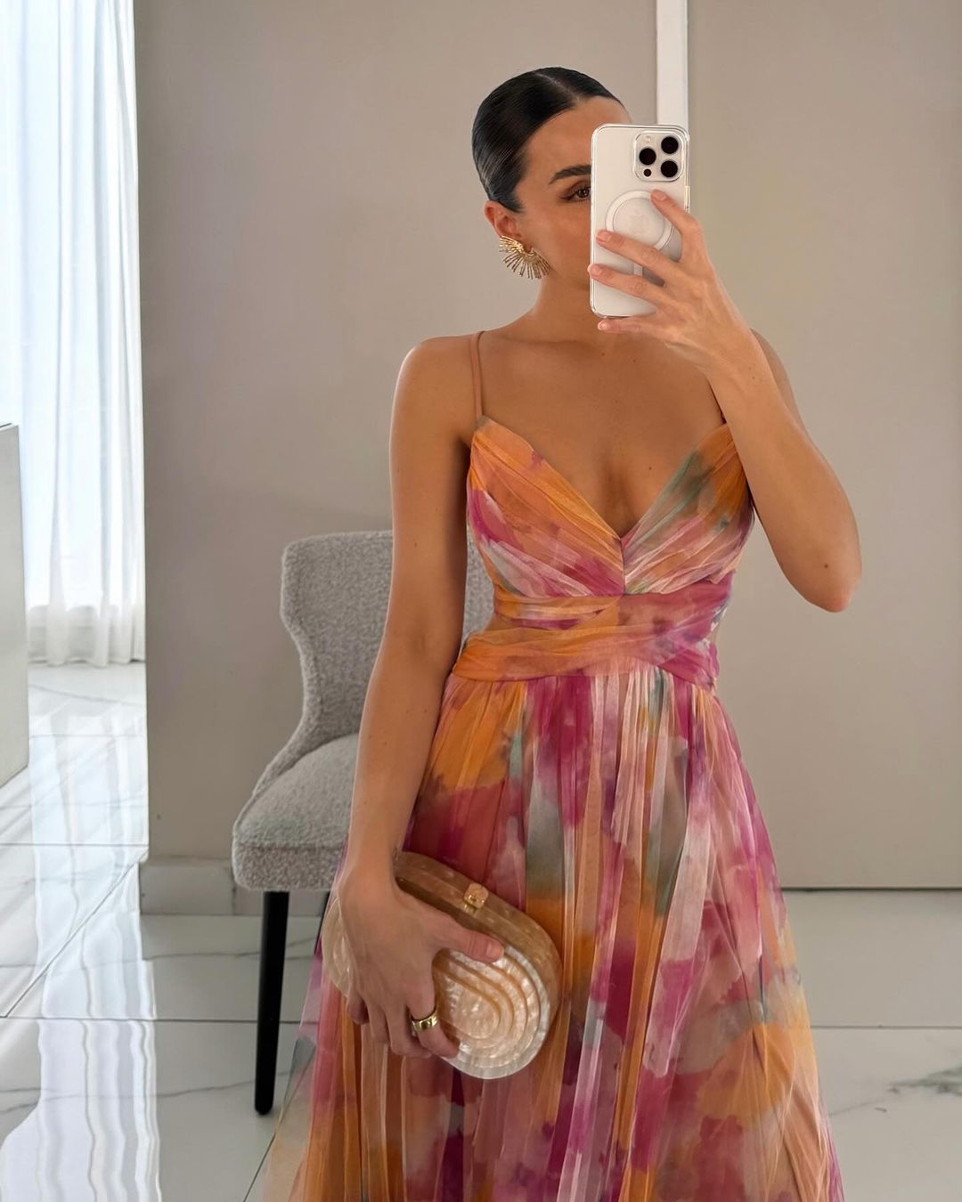 OSiB™ | Enchanting Maxi-dress with Floral Prin