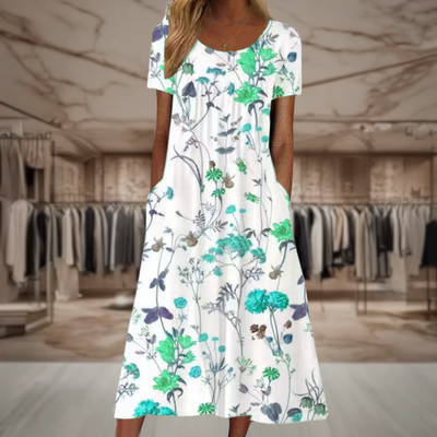 OSiB™ |Amara-Elegant Floral Dress