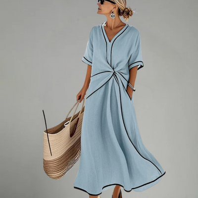 OSiB™ | MARCELLA-Striped Summer Dress