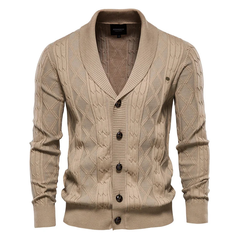 OSiB™ | Men's cardigan with button placket
