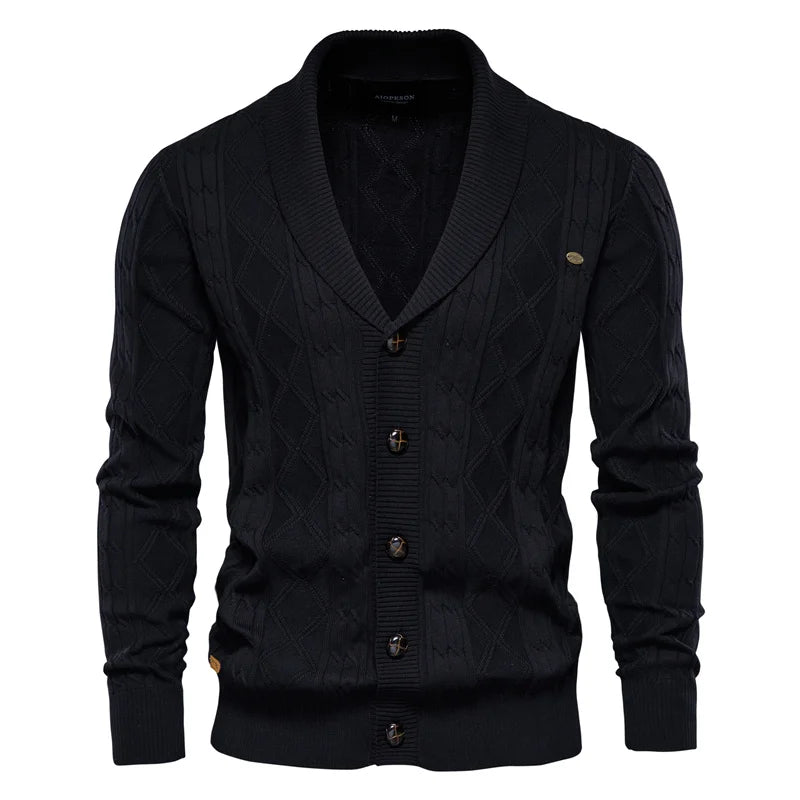 OSiB™ | Men's cardigan with button placket