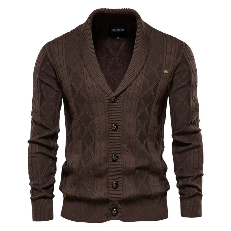 OSiB™ | Men's cardigan with button placket