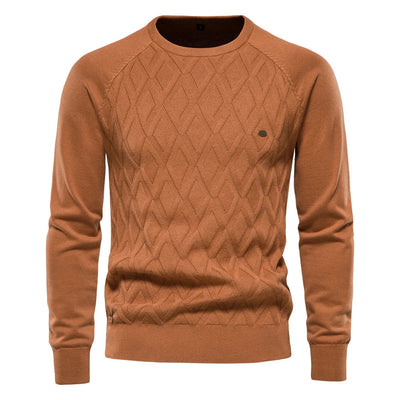 OSiB™ | Men's Sweater with Diamond Pattern