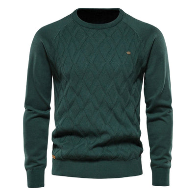 OSiB™ | Men's Sweater with Diamond Pattern