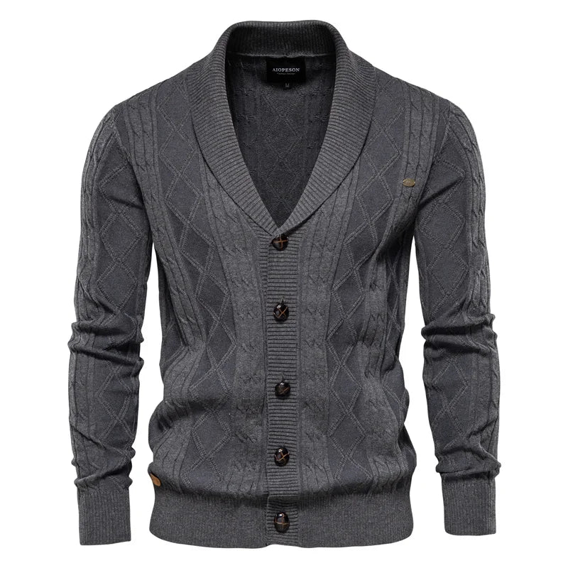 OSiB™ | Men's cardigan with button placket