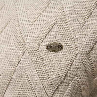 OSiB™ | Men's Sweater with Diamond Pattern