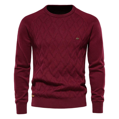 OSiB™ | Men's Sweater with Diamond Pattern