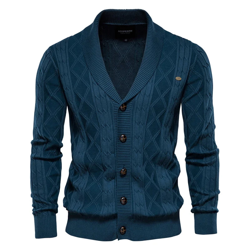 OSiB™ | Men's cardigan with button placket