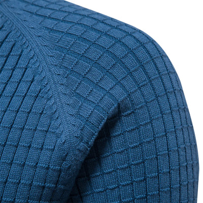 OSiB™ |  Men's Sweater with Grid Pattern