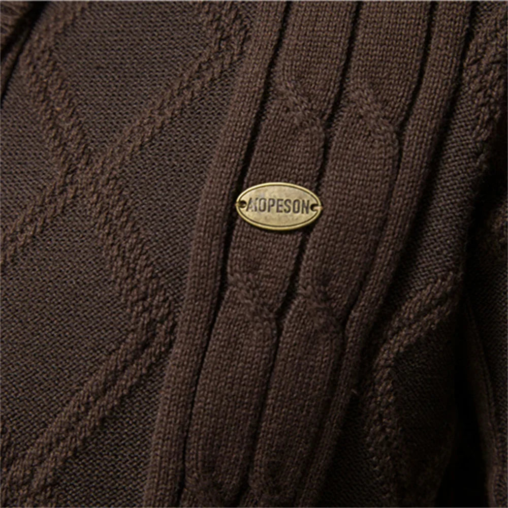 OSiB™ | Men's cardigan with button placket