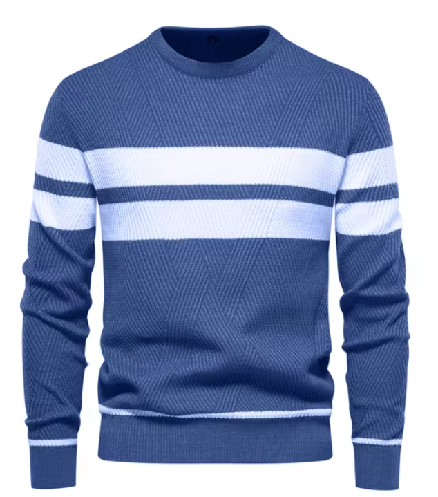 OSiB™ | Stylish men's jumper with herringbone pattern