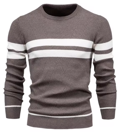 OSiB™ | Stylish men's jumper with herringbone pattern