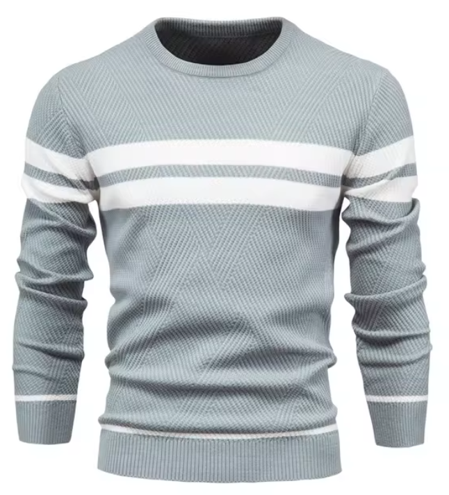 OSiB™ | Stylish men's jumper with herringbone pattern
