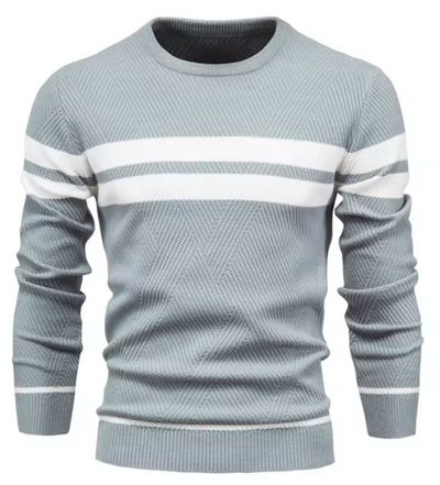 OSiB™ | Stylish men's jumper with herringbone pattern