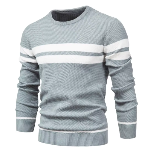 OSiB™ | Stylish men's jumper with herringbone pattern