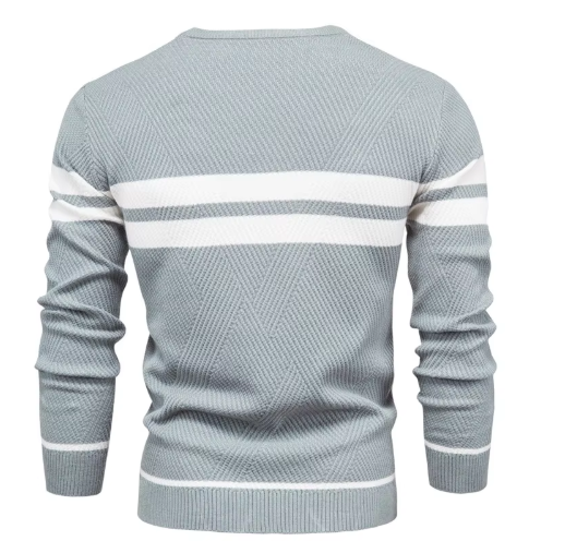 OSiB™ | Stylish men's jumper with herringbone pattern