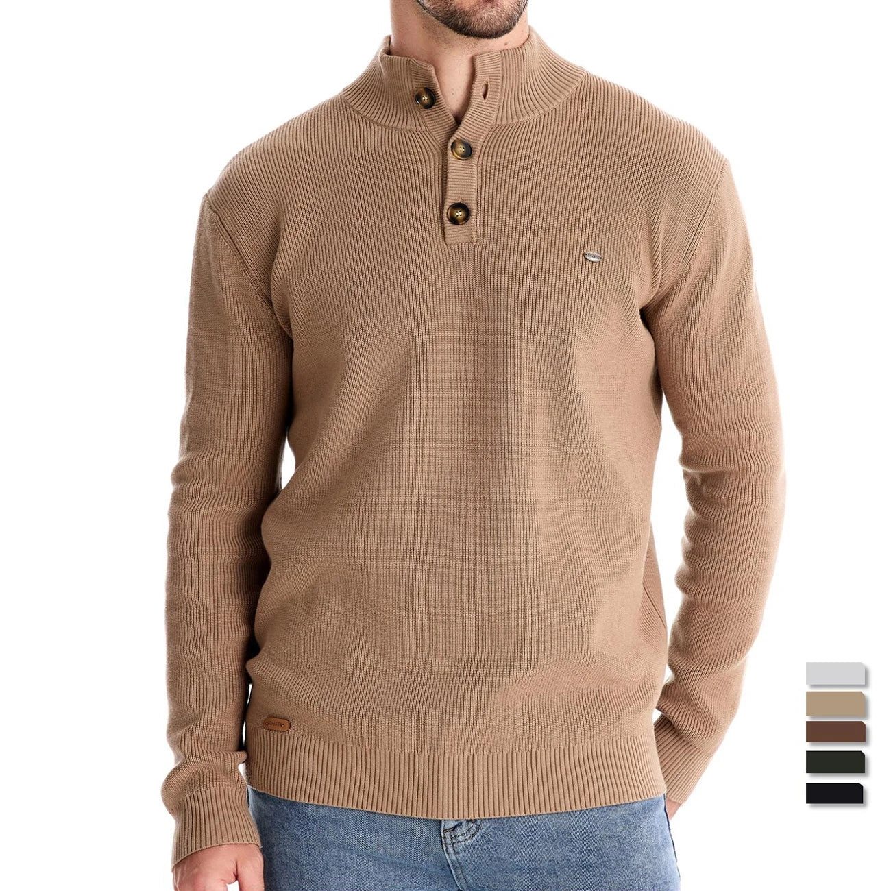 OSiB™ | Men's jumper with button design