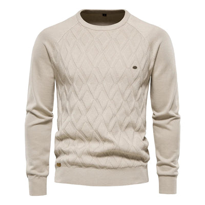 OSiB™ | Men's Sweater with Diamond Pattern