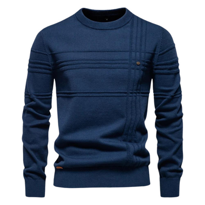 OSiB™ | Stylish men's jumper with checked design