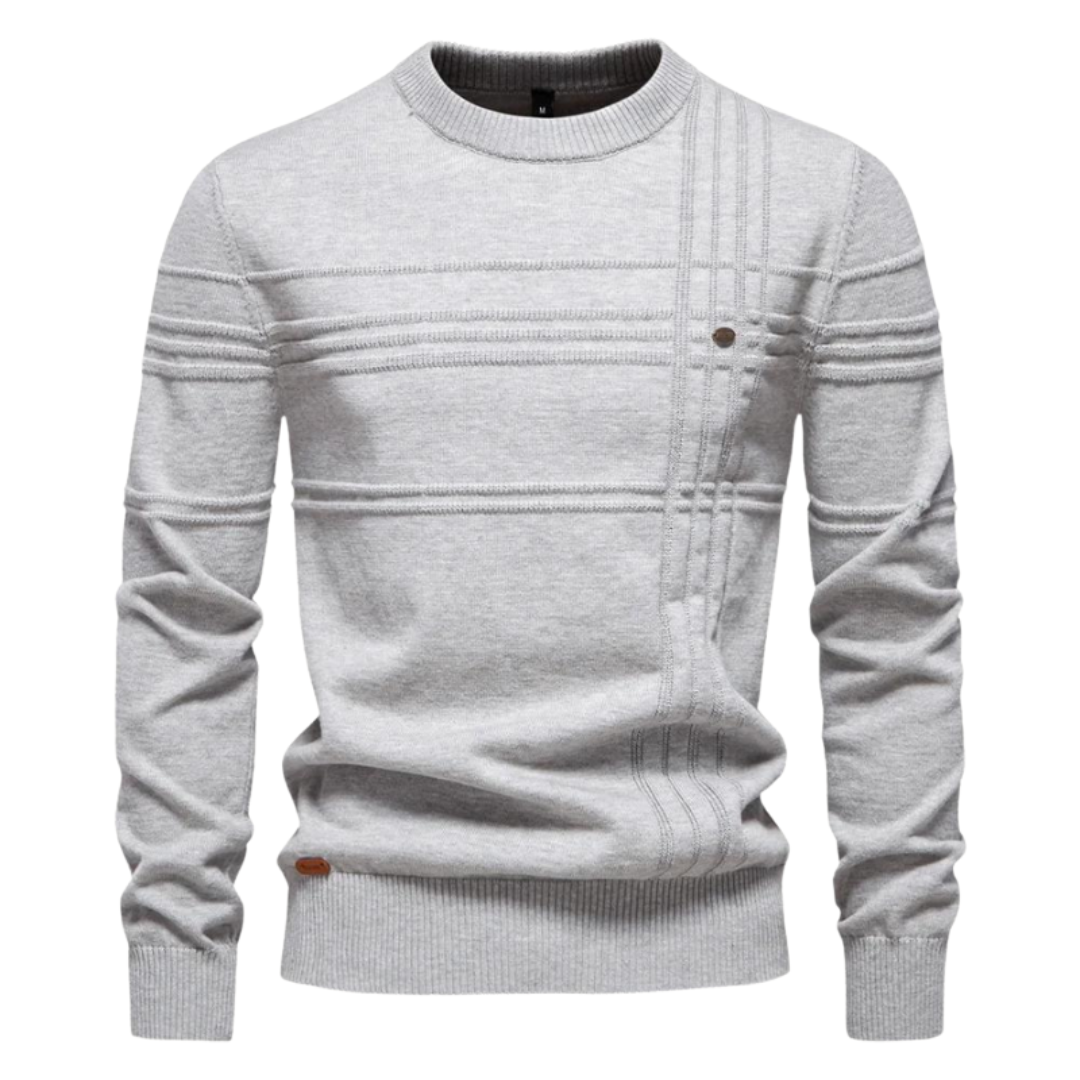 OSiB™ | Stylish men's jumper with checked design