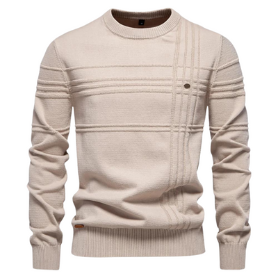 OSiB™ | Stylish men's jumper with checked design
