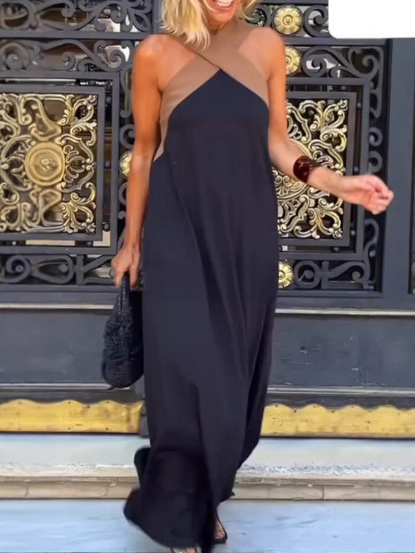 OSiB™ | Sienna-Elegant Open-Back Dress