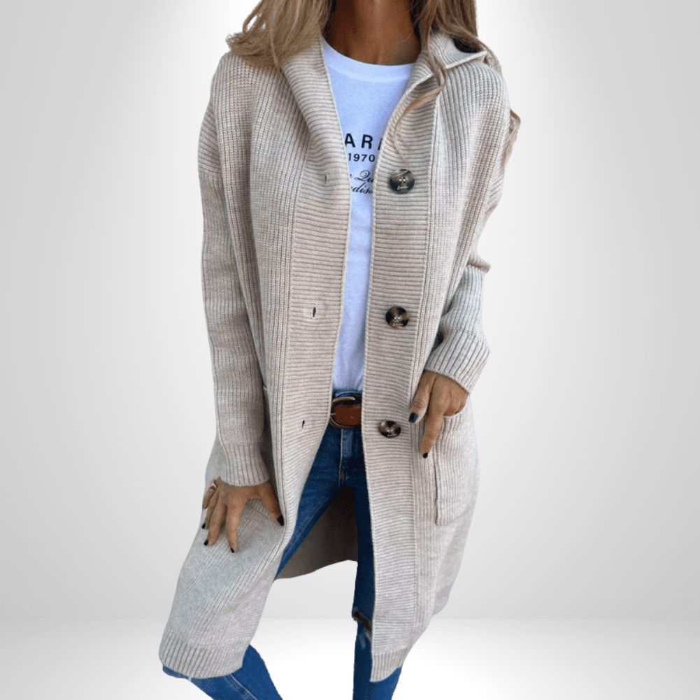 OSiB ™ | Lorena elegant long women's cardigan